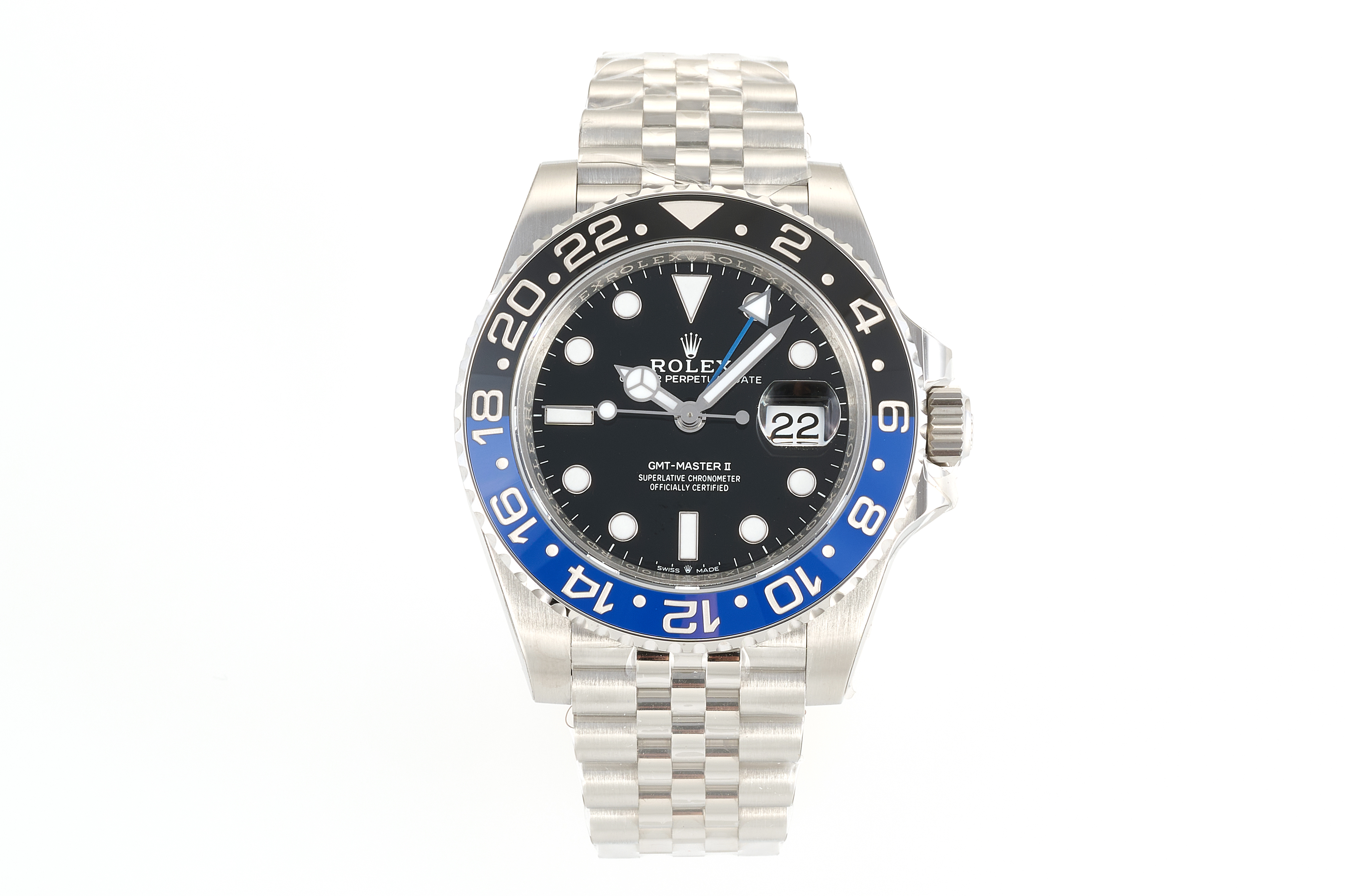 VSF Rolex GMT-Master II 'Batgirl' 126710BLNR — Black/Blue Bezel (Jubilee Bracelet)
