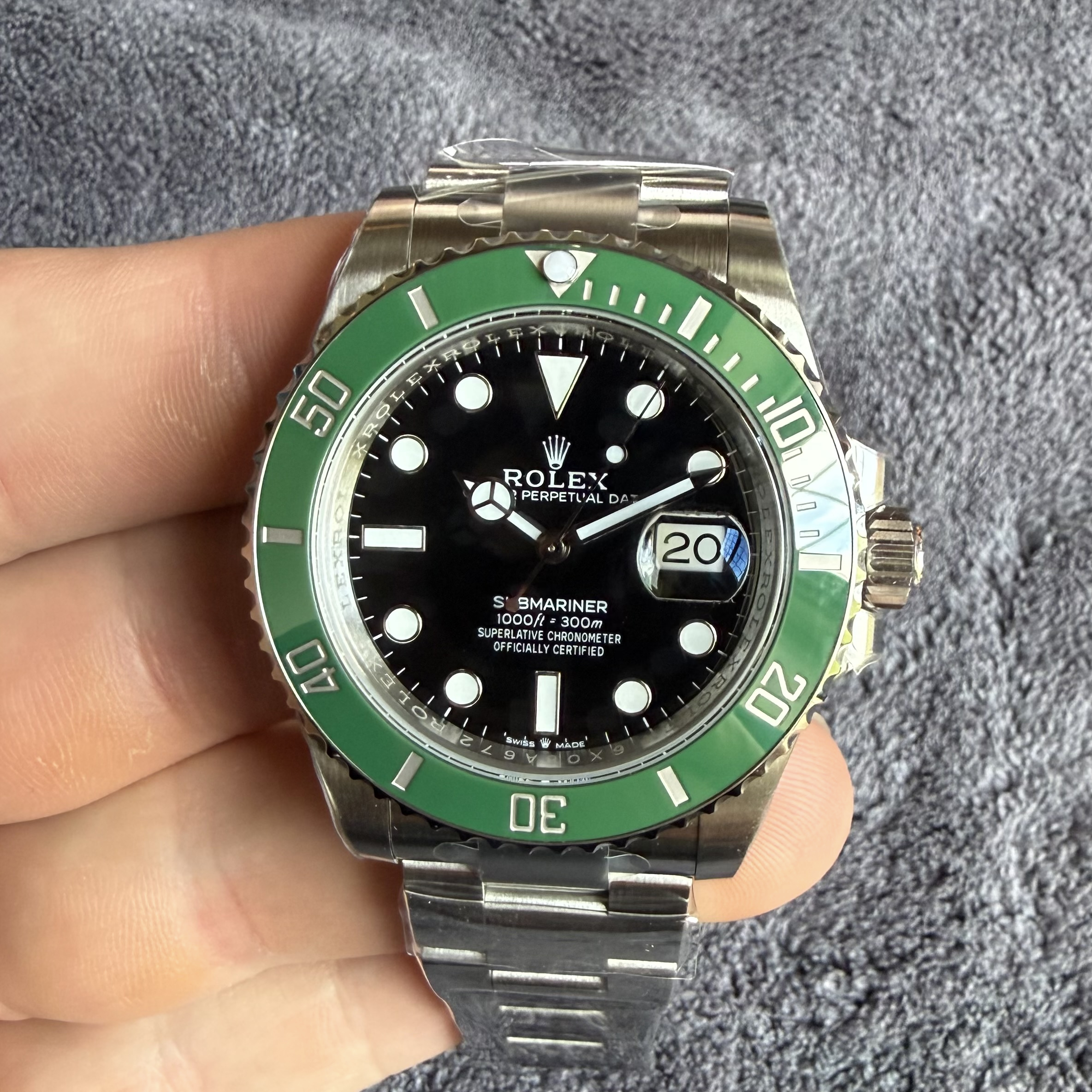 VSF Rolex Submariner "Starbucks" 126610LV — Green Ceramic Bezel, 41mm · Cal. DD3235 · Unit #4 — 4TURP — photo 1
