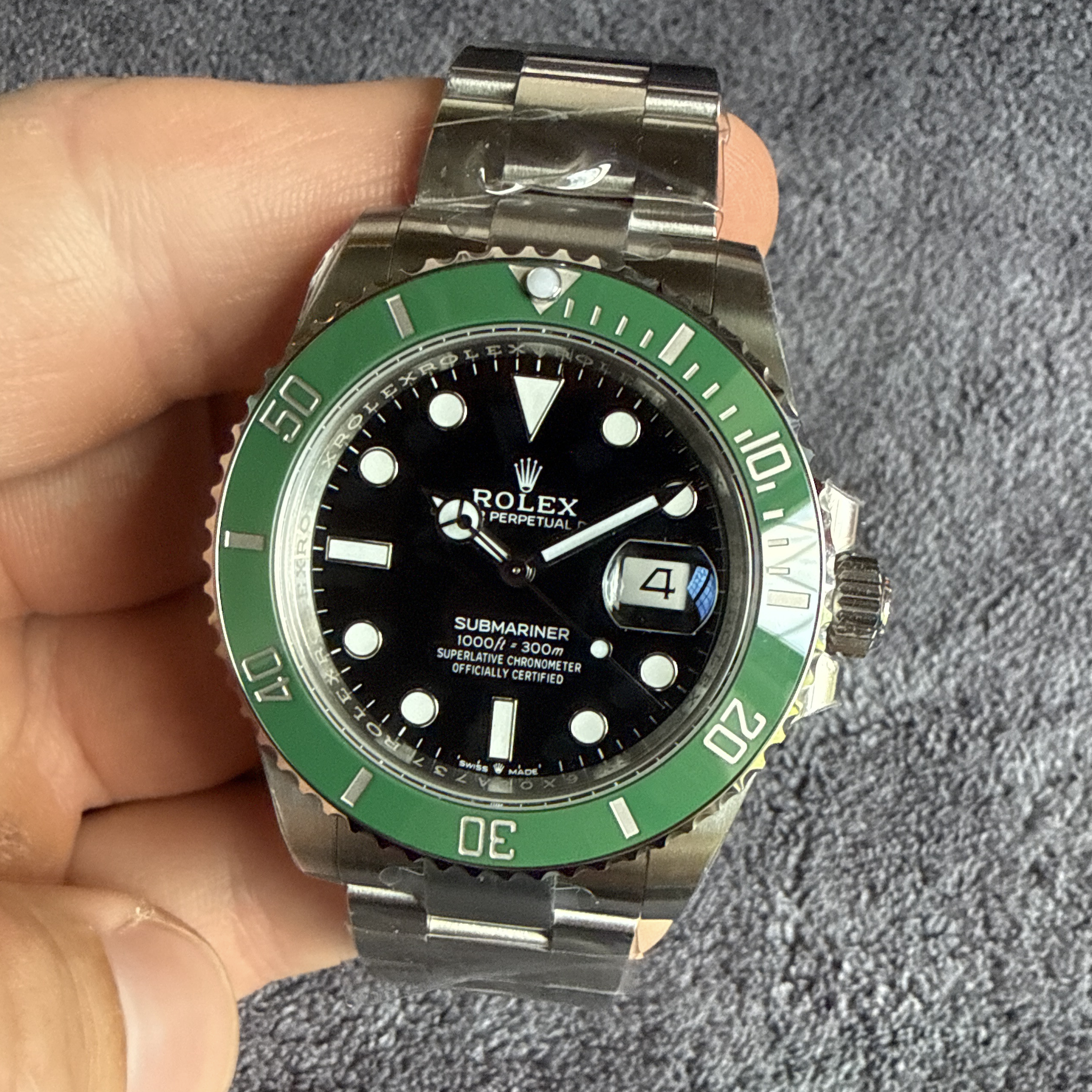 VSF Rolex Submariner "Starbucks" 126610LV — Green Ceramic Bezel, 41mm · Cal. DD3235 · Unit #2 — P996P — photo 1