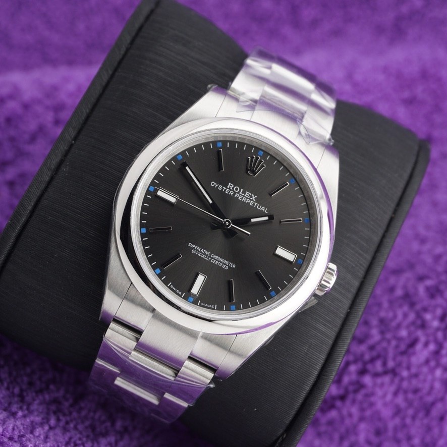 Rolex Oyster Perpetual 39 — Rhodium Dial (BPF)