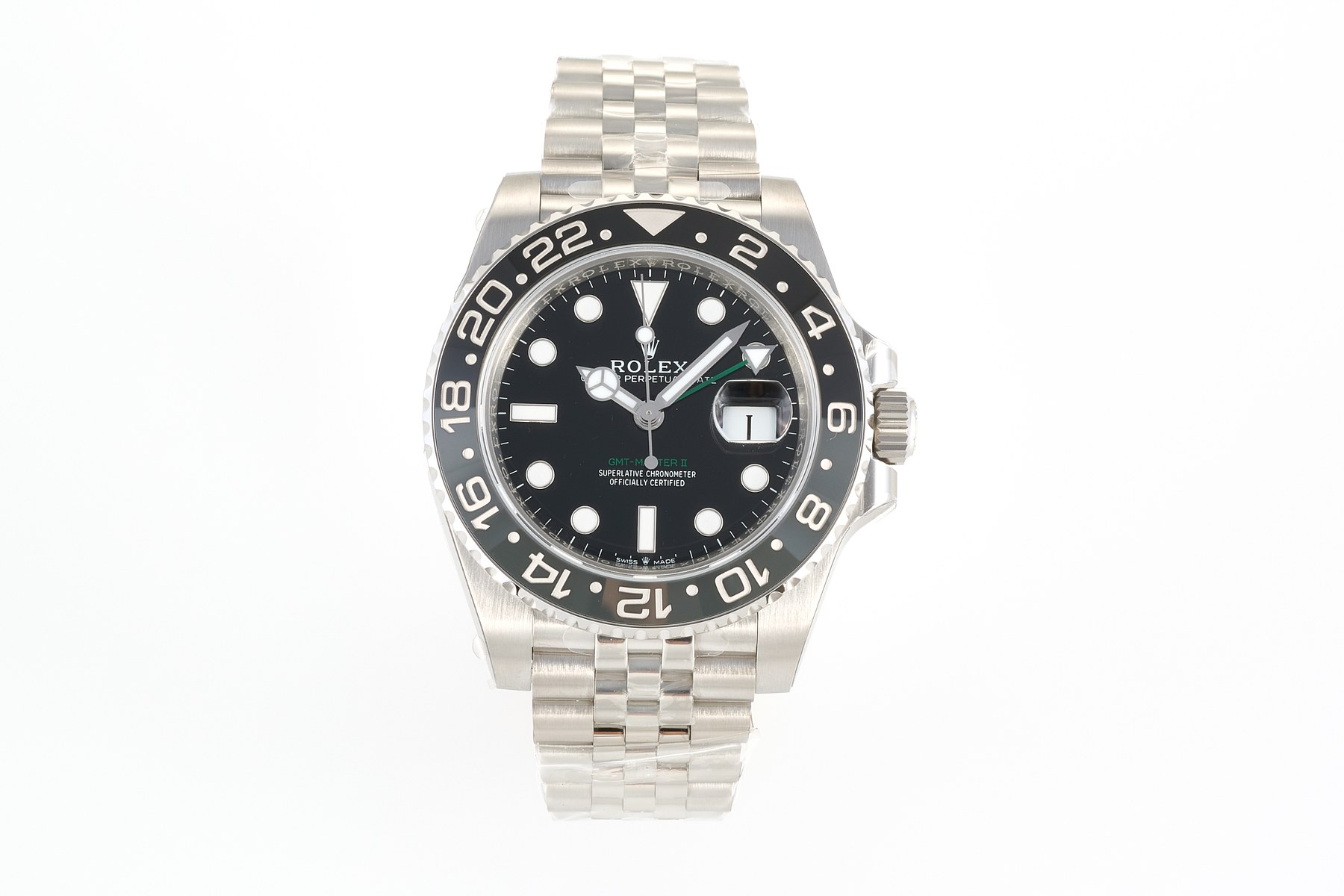 VSF Rolex GMT-Master II "Bruce Wayne" 126710GRNR — Black/Grey Bezel (Jubilee Bracelet)