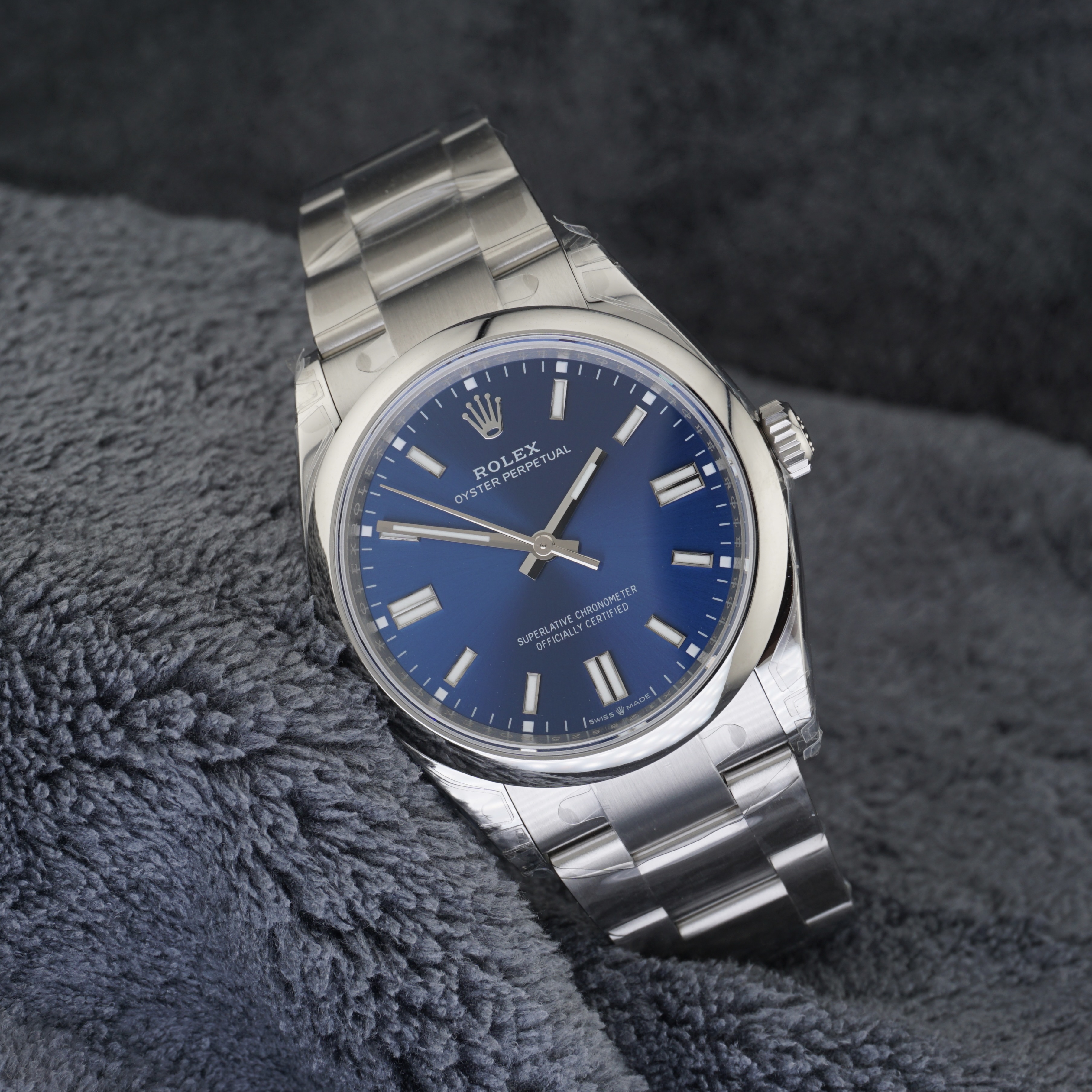 VSF Rolex Oyster Perpetual 36 126000 — Sunburst Blue Dial
