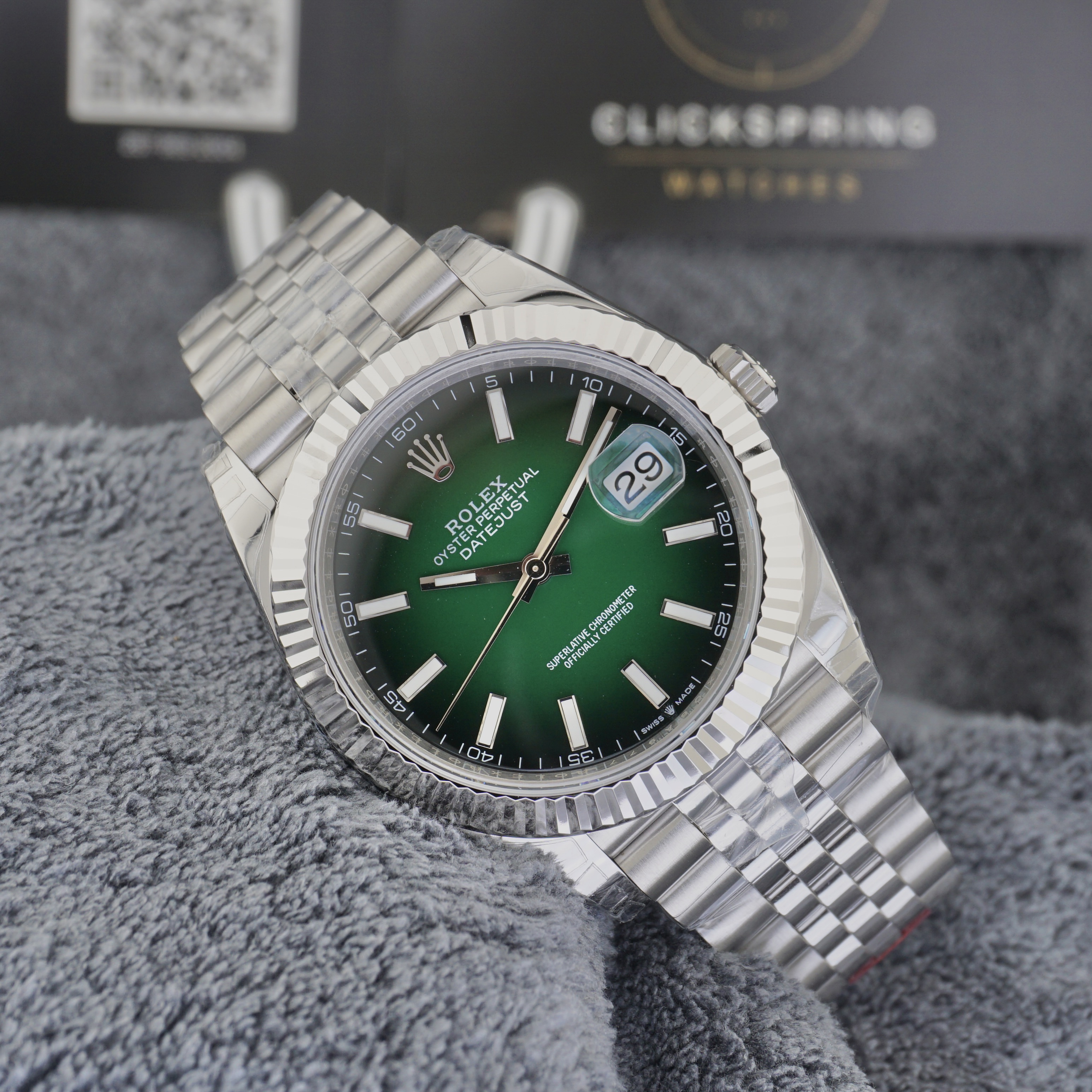 VSF Rolex Datejust 41 126334 — Green Ombré Dial Watch #1 — photo 1
