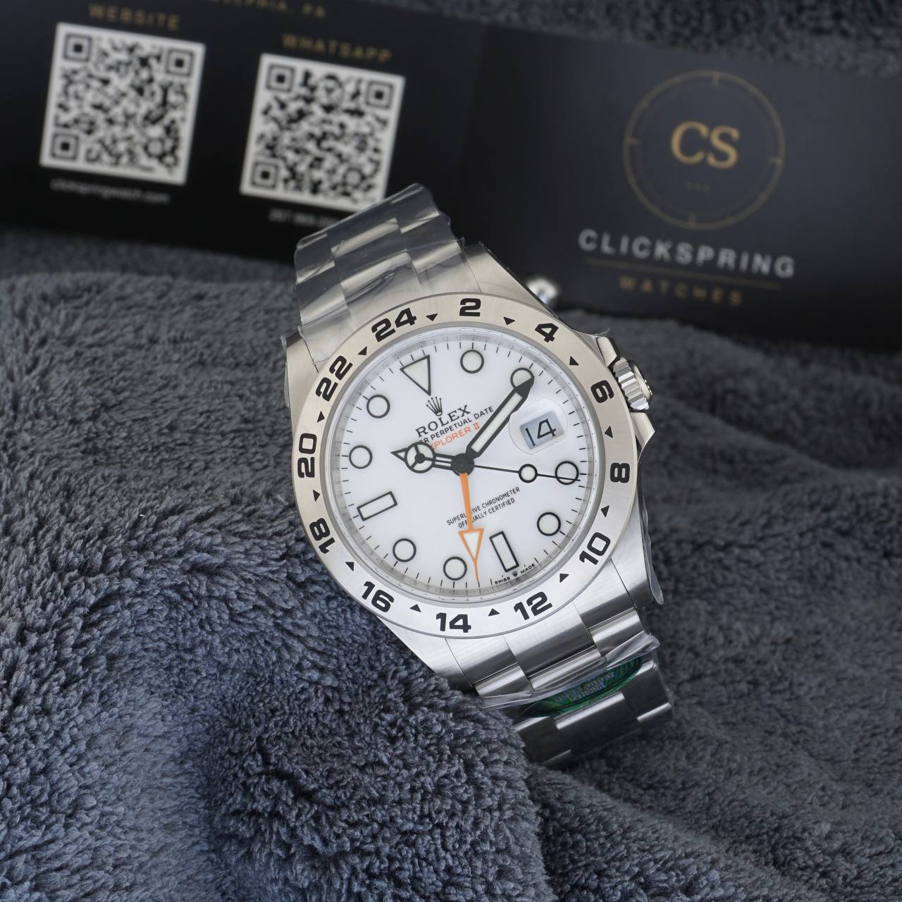ARF Rolex Explorer II 226570 — White "Polar" Dial, 42mm