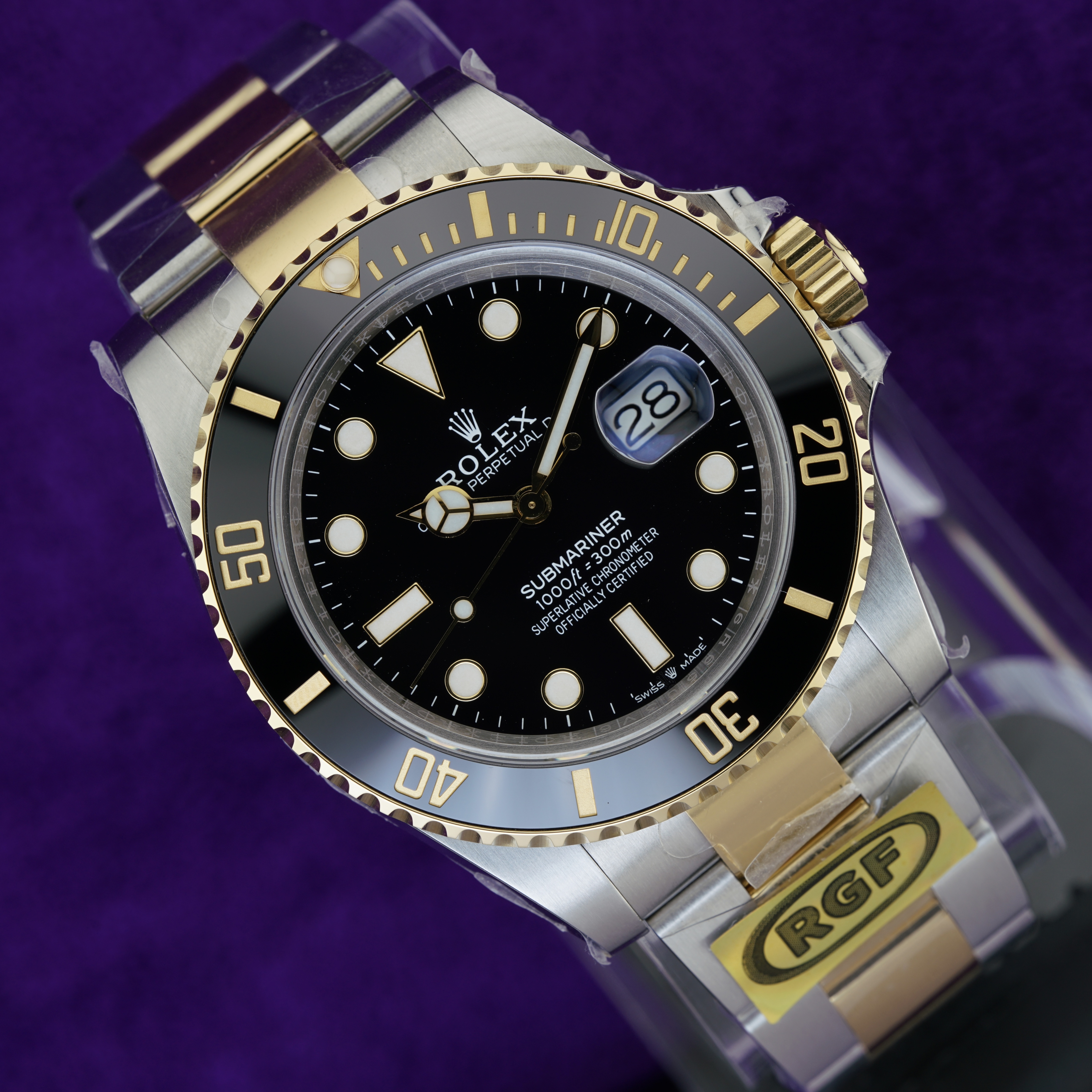 RCF Rolex Submariner Date Two-Tone 126613LN — Black Dial, 41mm · Cal. SH3235 — photo 1