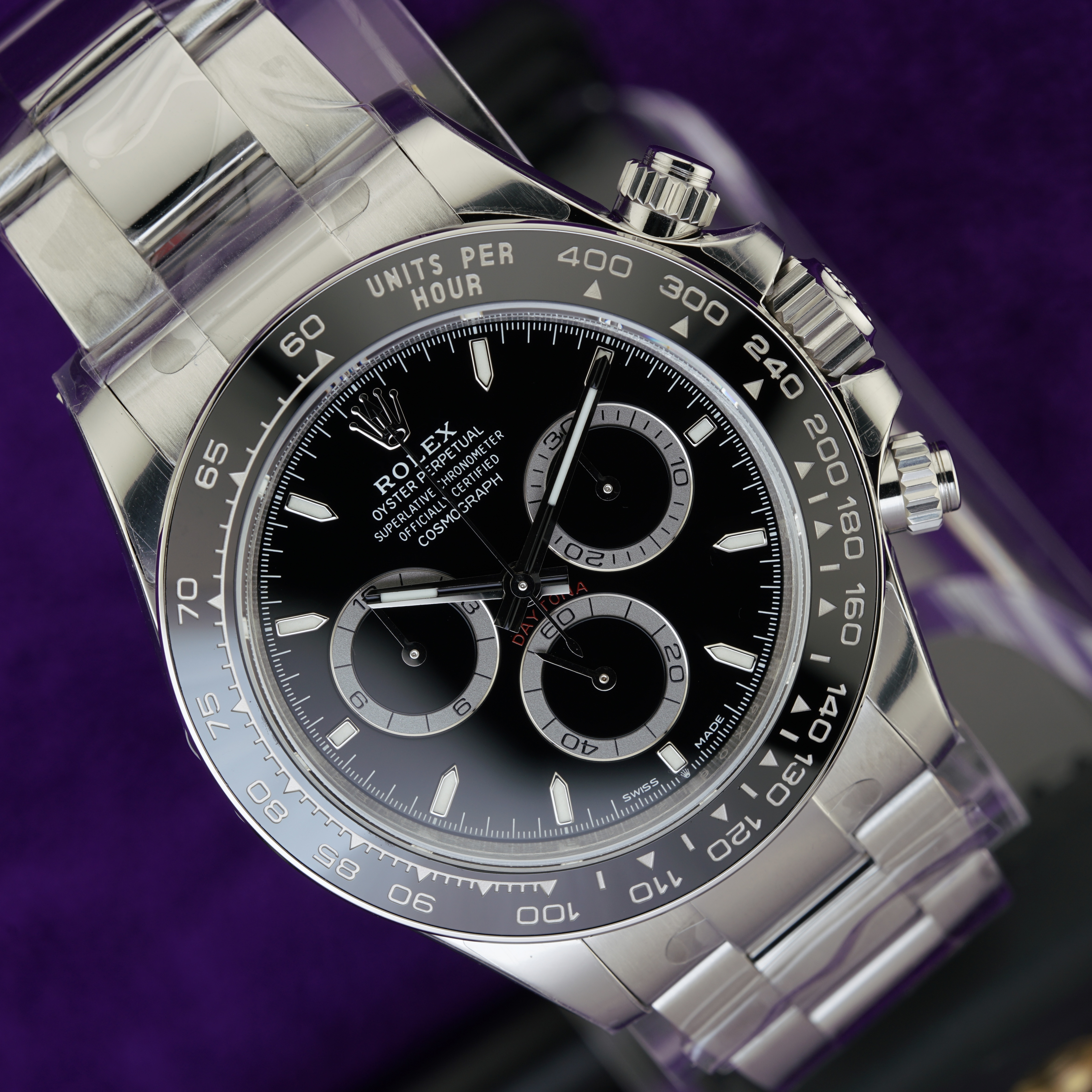 VSF Rolex Daytona 126500 — Black Dial, Black Ceramic Bezel, 40mm (12-Series) · Cal. DD4131 — photo 1