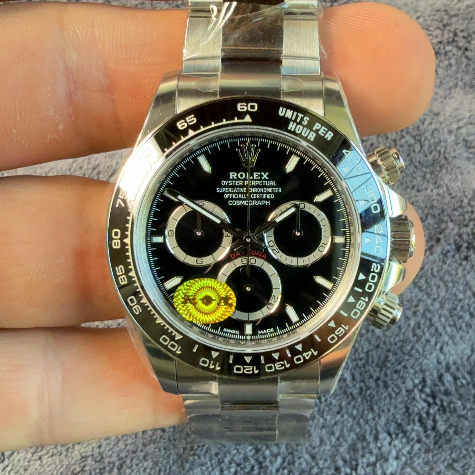 VSF Rolex Daytona 126500 — Black Dial, Black Ceramic Bezel, 40mm (12-Series) · Cal. DD4131 · Unit #2 — CFU5N — photo 1