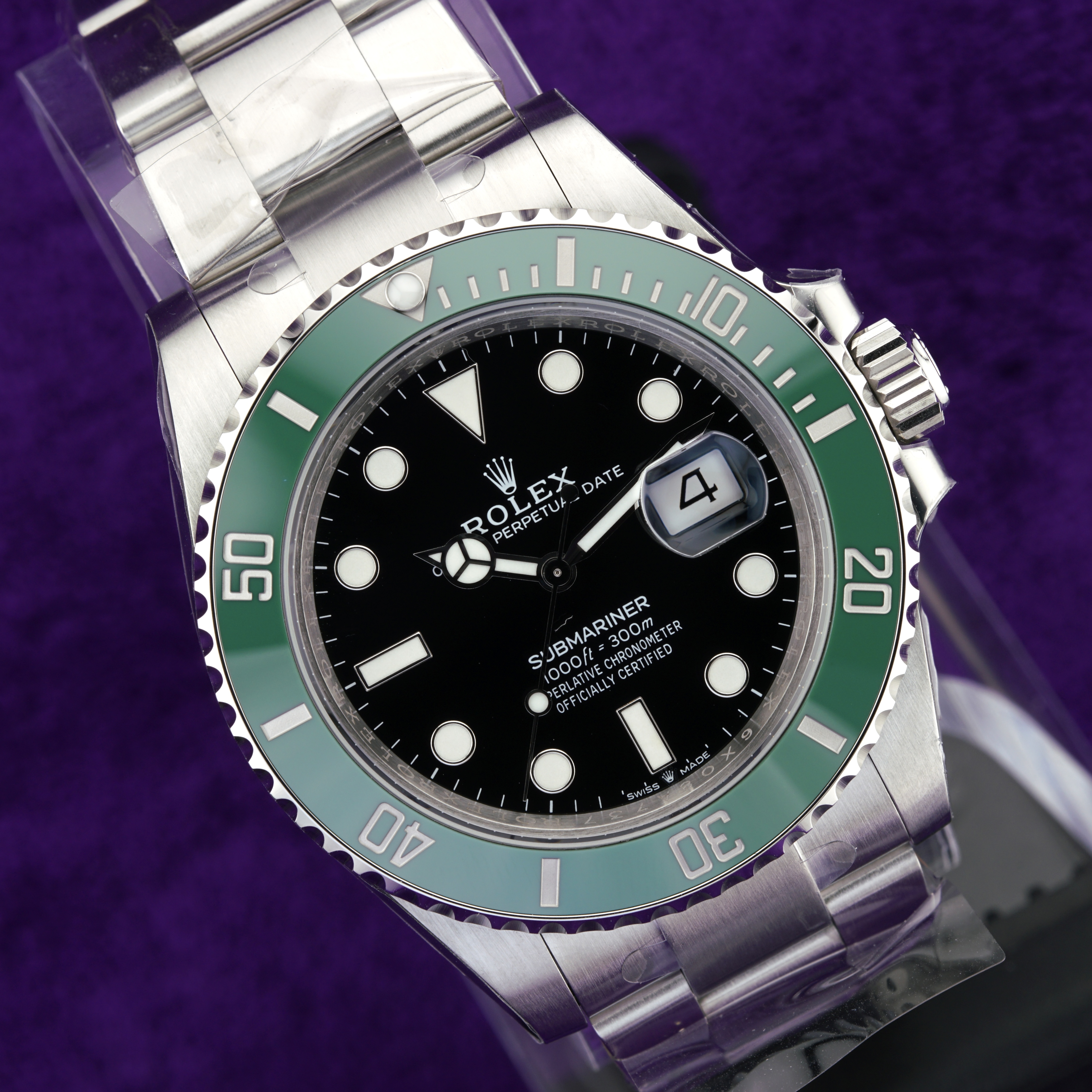 VSF Rolex Submariner "Starbucks" 126610LV — Green Ceramic Bezel, 41mm · Cal. DD3235 — photo 1