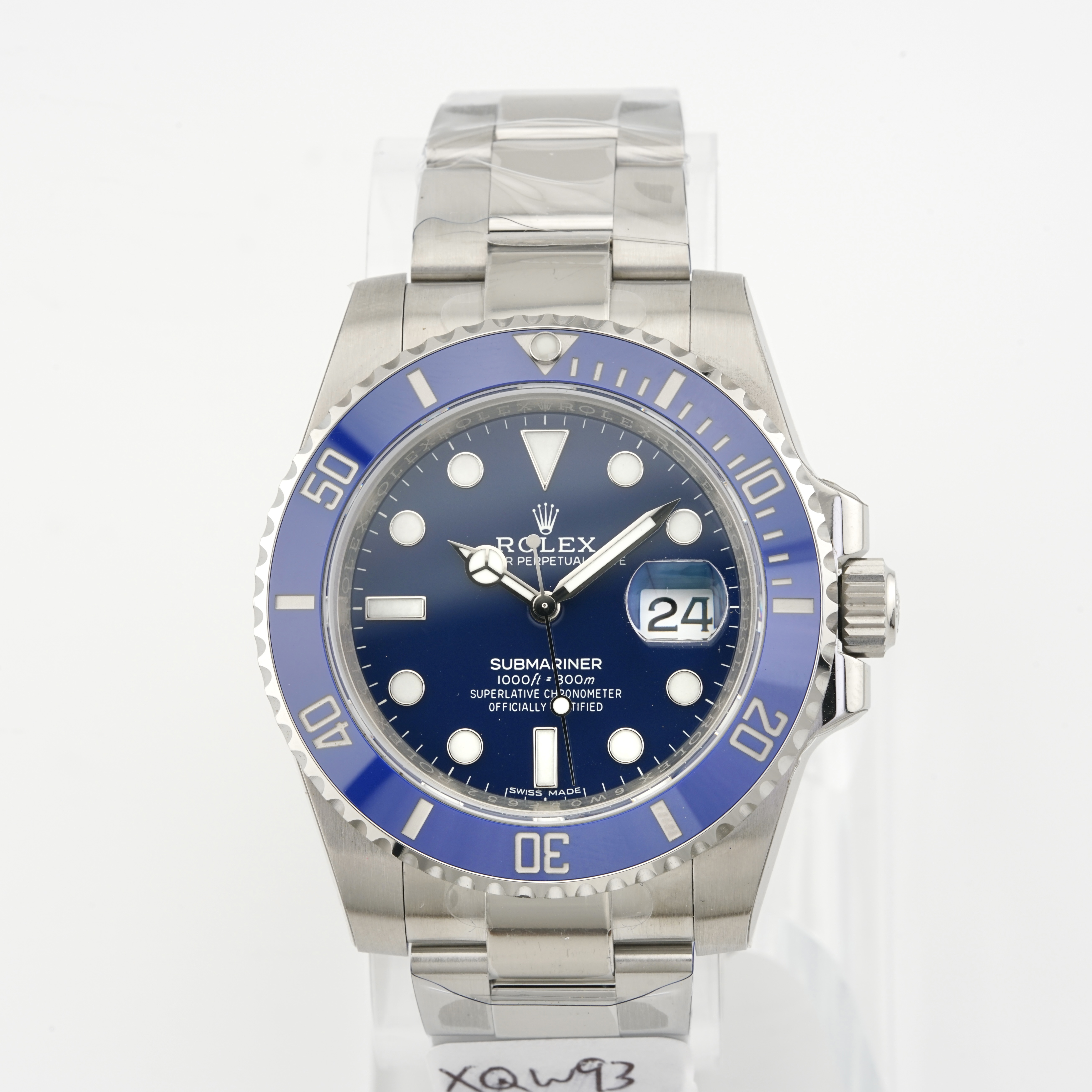 VSF Rolex Submariner Date "Smurf" 116619LB — Blue Dial, Blue Ceramic Bezel, 40mm (Oyster) · Cal. DD3135 · Unit #1 — UV45M — photo 1