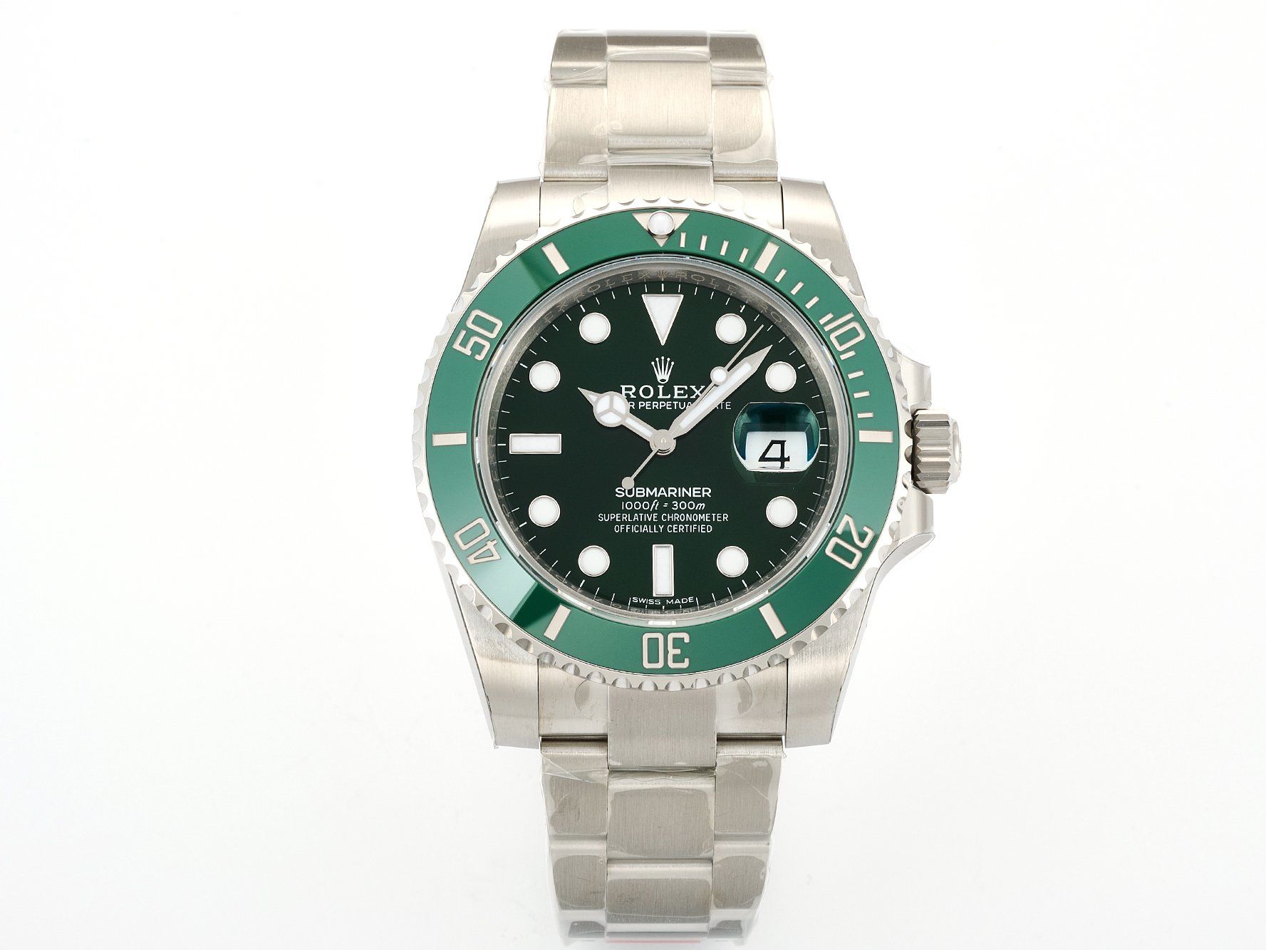 VSF Rolex Submariner "Hulk" 116610LV — Green Dial, Green Ceramic Bezel, 40mm · Cal. DD3135