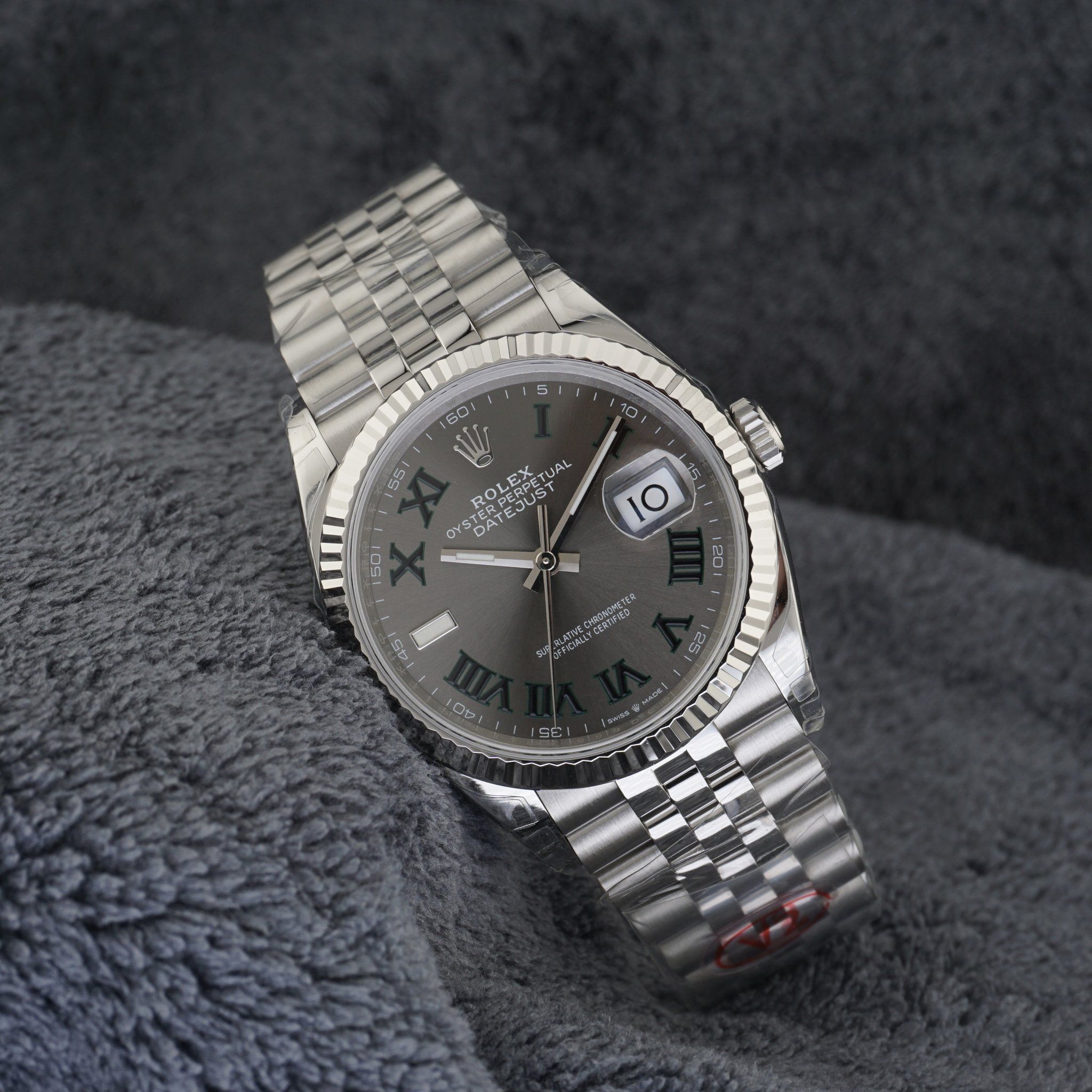 VSF Rolex Datejust 36 126234 — Wimbledon Dial, 36mm · Cal. DD3235