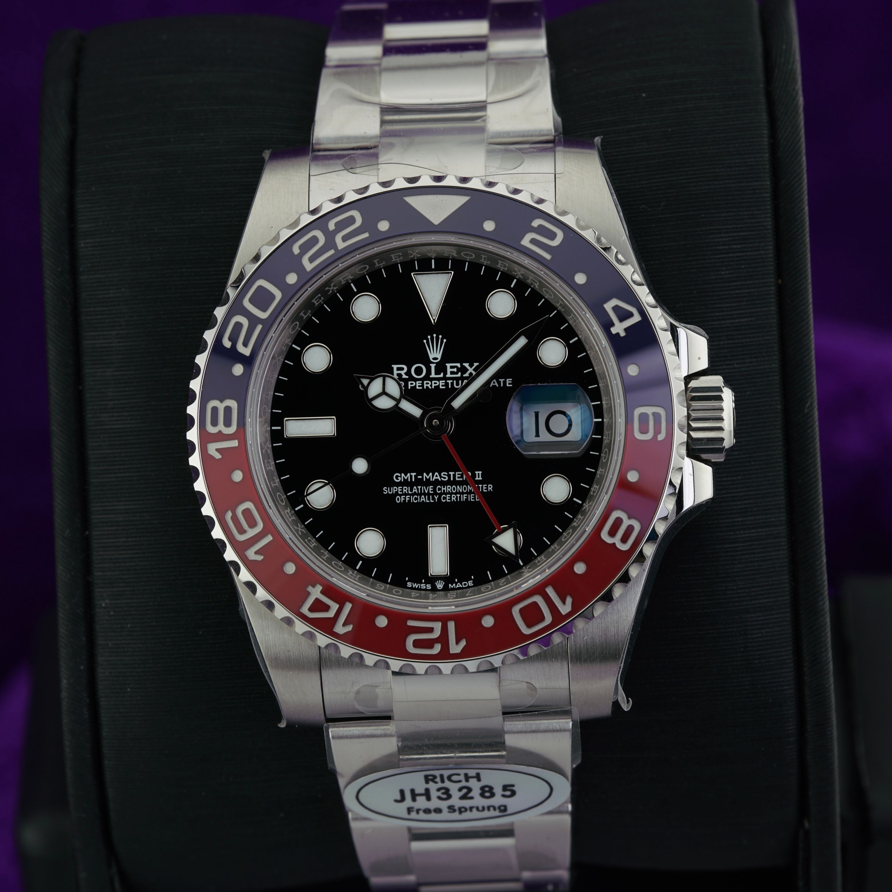 RF Rolex GMT-Master II Pepsi 126710BLRO — 40mm · Cal. DD3285