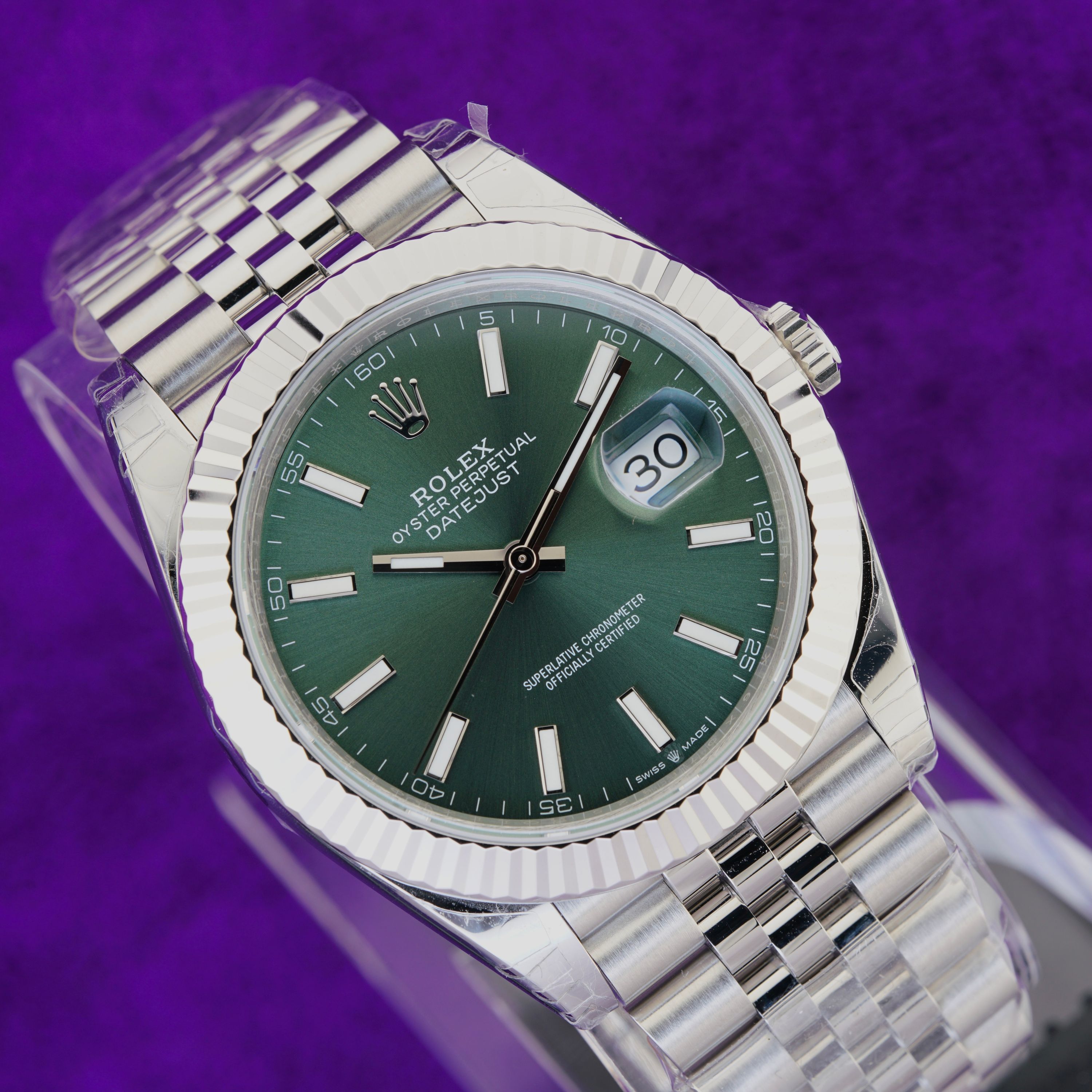 VSF Rolex Datejust 41 126334 — Green Dial, 41mm · Cal. DD3235