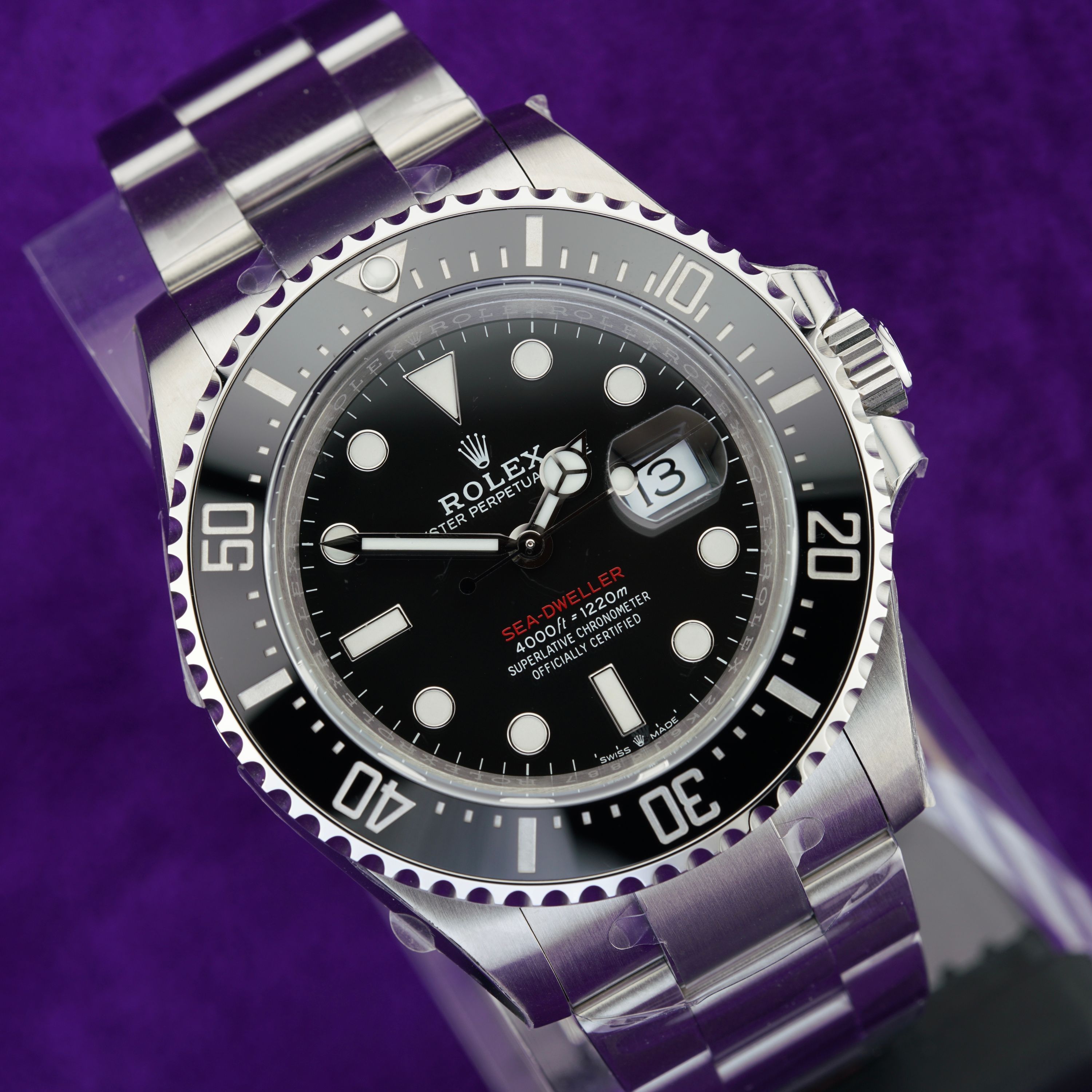 VSF Rolex Sea-Dweller 126600 — Black Dial, 43mm · Cal. DD3235